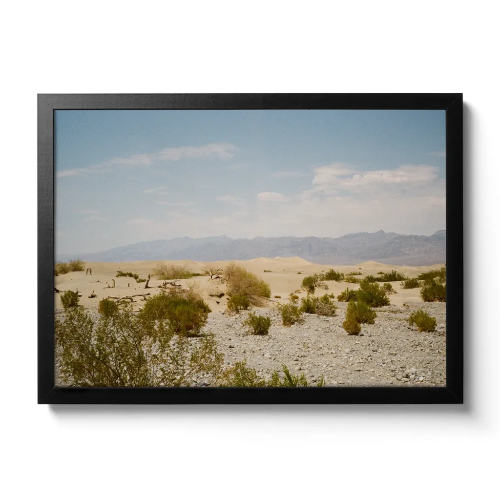 Sonnige Wüstenansicht des Death-Valley National Park, Landscape