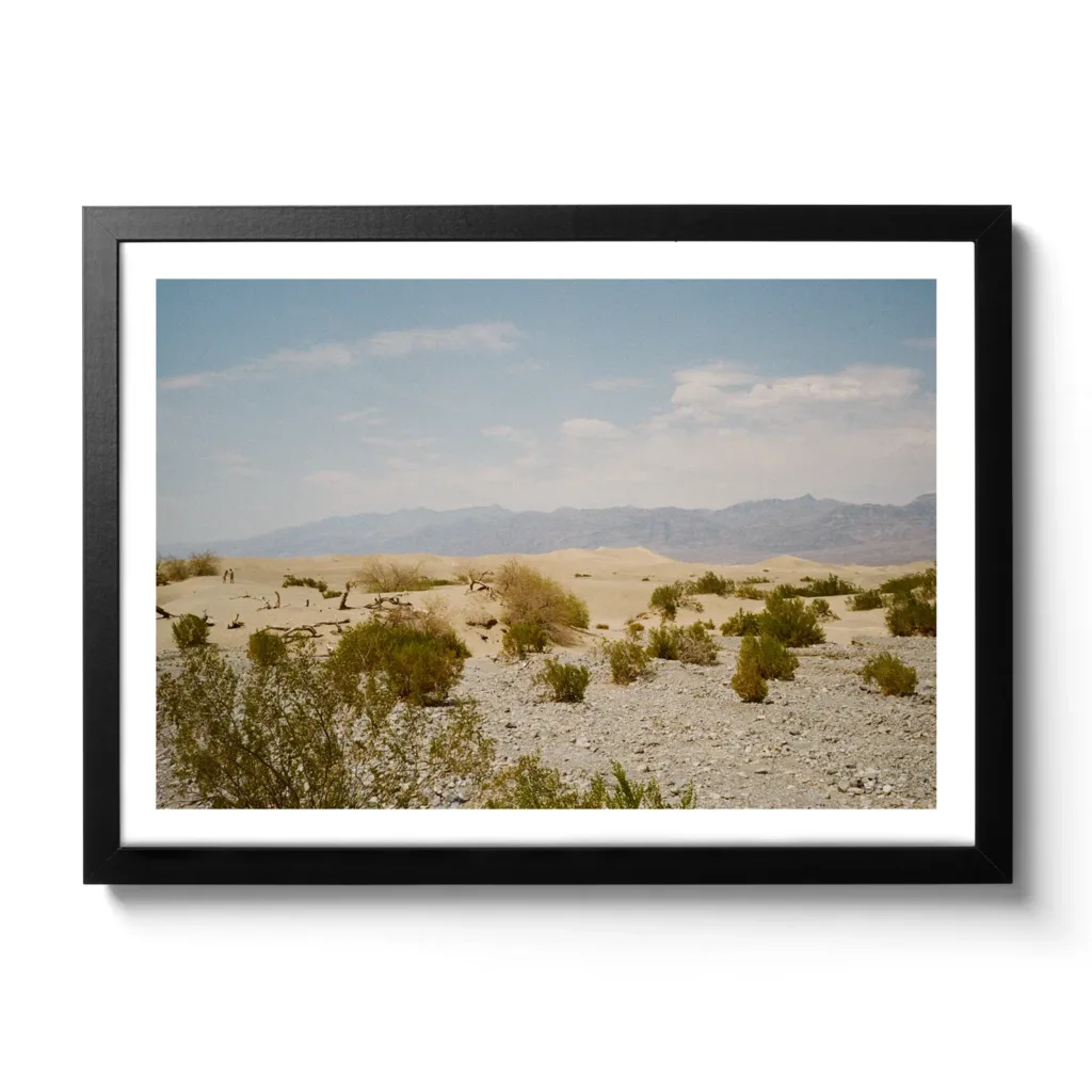 Sonnige Wüstenansicht des Death-Valley National Park, Landscape