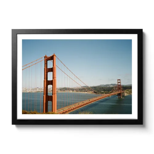 Bildaufnahme von der Golden Gate Bridge von San Francisco