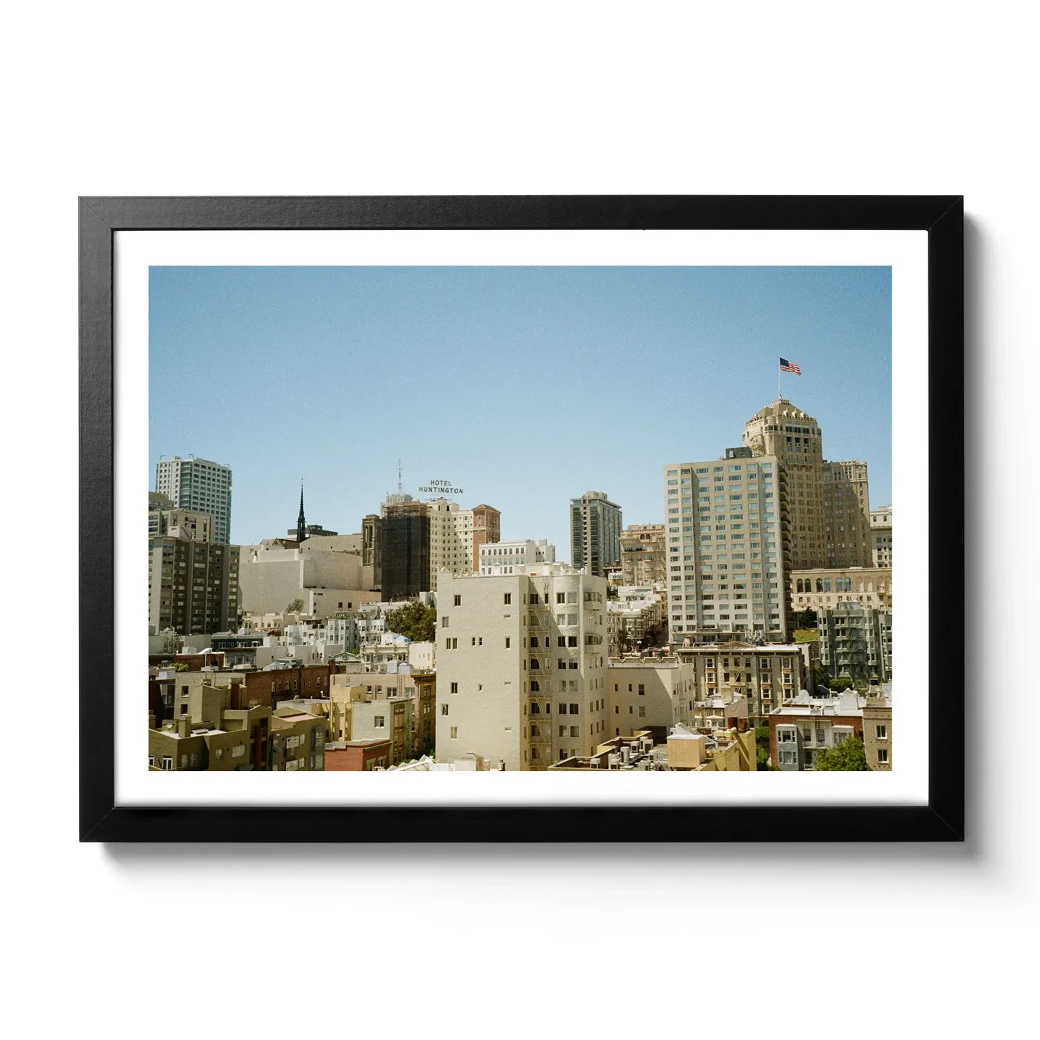 View of the city from the Kensington Park Hotel in San Francisco