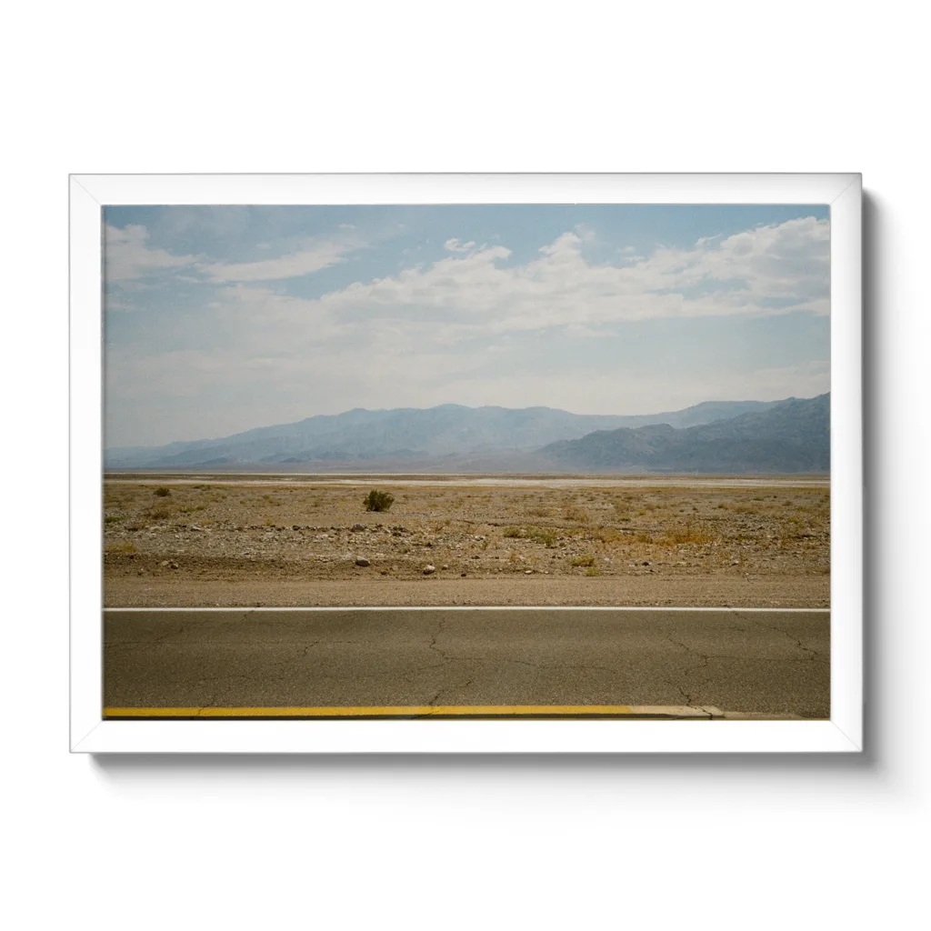 Straßenansicht vom Death Valley in Kalifornien