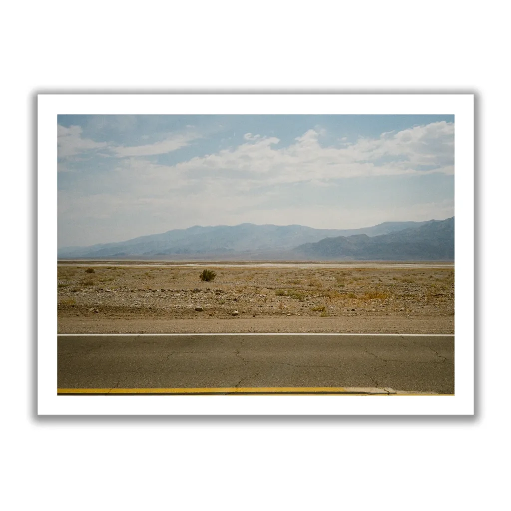 Straßenansicht vom Death Valley in Kalifornien