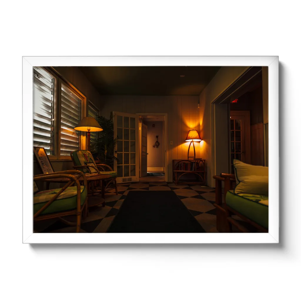 Innenaufnahme des Wohnzimmers des Hemmingway Haus.