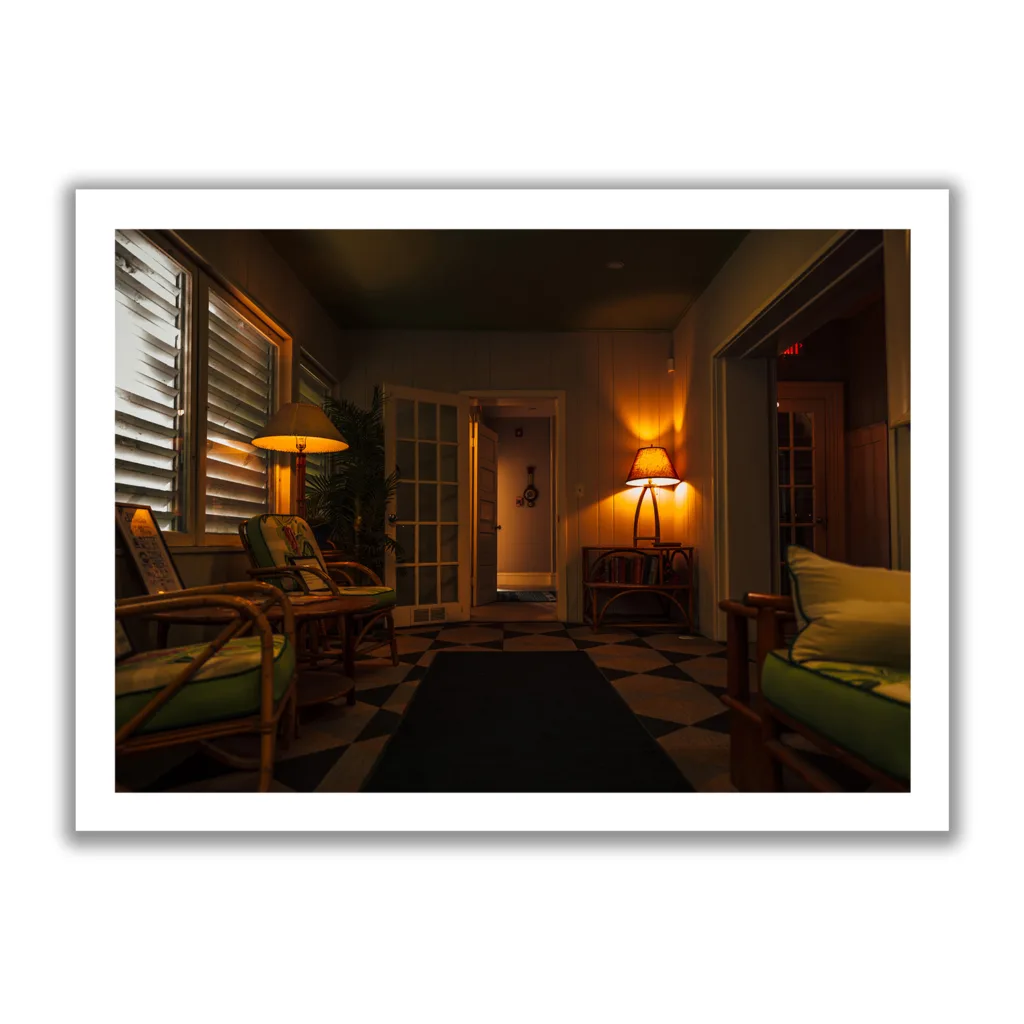 Innenaufnahme des Wohnzimmers des Hemmingway Haus.