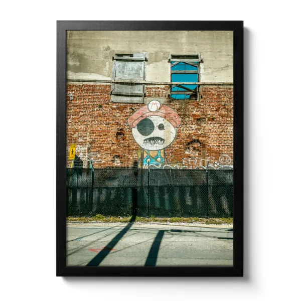 Image of graffiti on a brick wall in Key West.