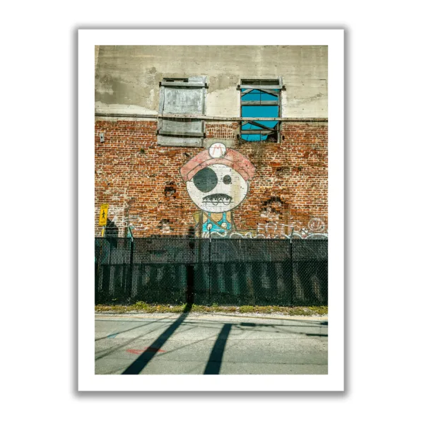 Image of graffiti on a brick wall in Key West.