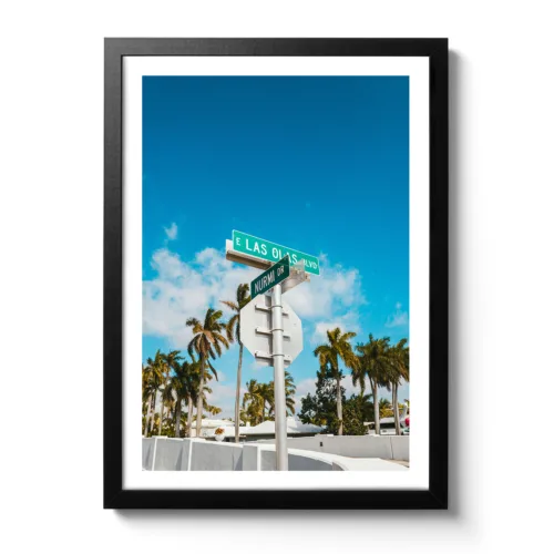 Verkehrsschild Las Olas Blvd - Fort Lauderdale.