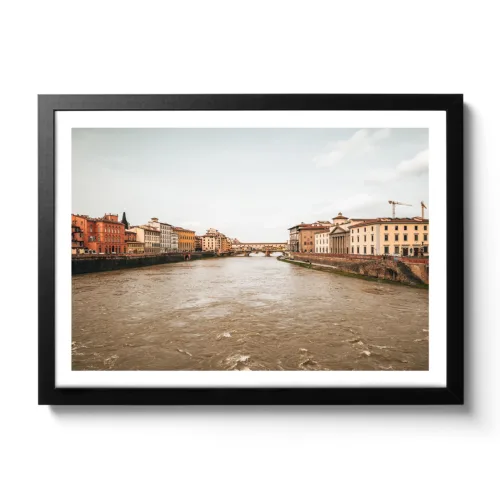 Photograph of the Ponte Vecchio in Florence.